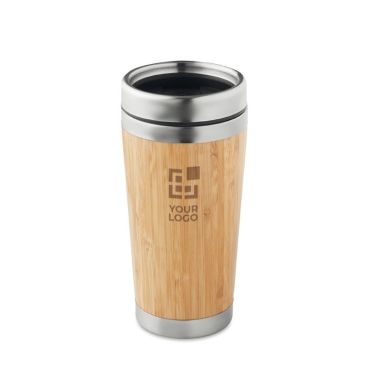 Thermos in acciaio inossidabile e bambù da 400ml