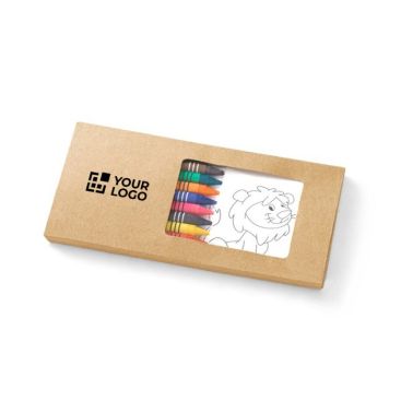 Set da disegno personalizzato con disegni 8 colori pastello