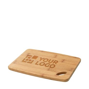 Semplice tagliere di bambù personalizzabile con logo