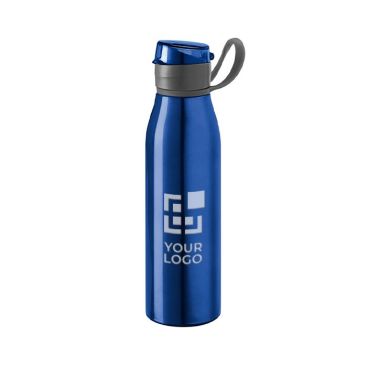 Borraccia in alluminio personalizzata con tappo e laccio 650ml