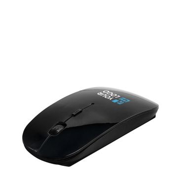 Mouse personalizzato wireless vista area di stampa