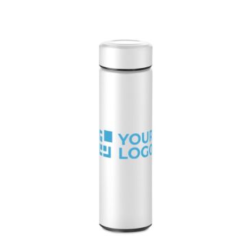Thermos pubblicitario dai colori metallizzati 470ml Thermos pubblicitario dai colori metallizzati 470ml