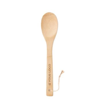 mestolo di legno personalizzabile vista area di stampa