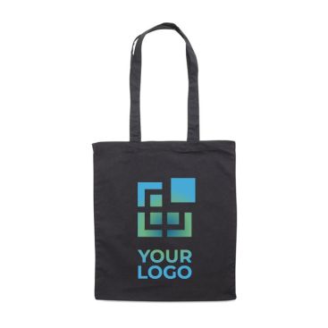 colorate shopper personalizzate di cotone 180g vista area di stampa