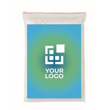 Impermeabile pieghevole biodegradabile da personalizzare con logo