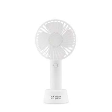 Ventilatore da tavolo promozionale color bianco