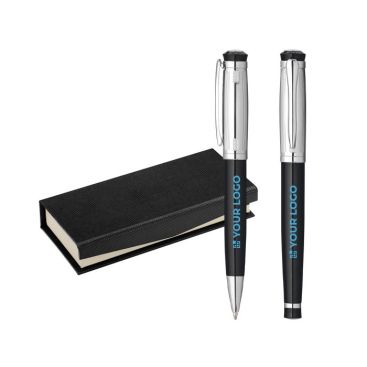 Set penne personalizzabili con astuccio vista area di stampa