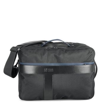 Zaino con logo comodo e versatile vista area di stampa