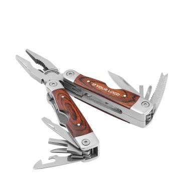 Mini set di attrezzi multifunzione colore legno scuro