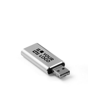 Memoria usb personalizzata 4 connettori in 1 vista area di stampa