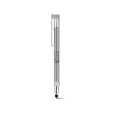 Penna con USB con punta touch screen e inchiostro nero Penna con USB con punta touch screen e inchiostro nero