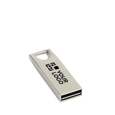 Usb promozionale con occhiello triangolare vista area di stampa