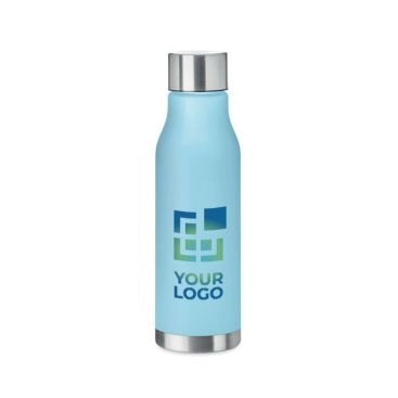 Bottiglia promozionale con finitura traslucida 600ml rPET
