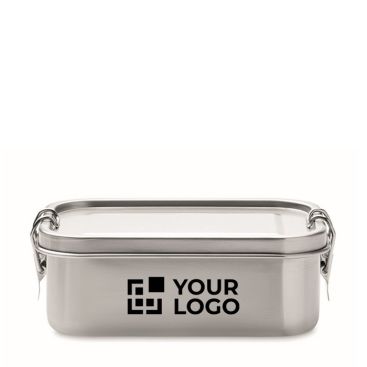 Lunchbox personalizzabile in acciaio vista area di stampa