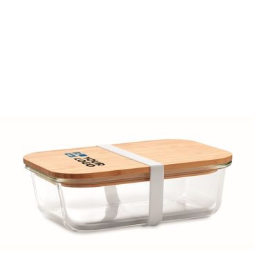 Lunchbox ecologico personalizzabile colore transparente