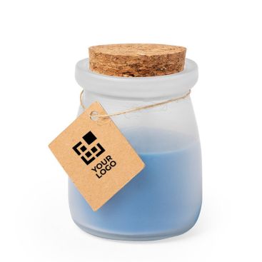 Candela con diversi aromi e etichetta in cartone personalizzabile Candela con diversi aromi e etichetta in cartone personalizzabile