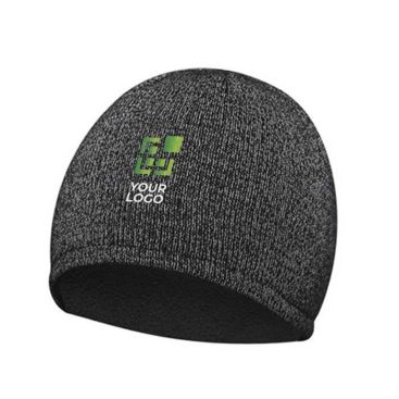Cappello con logo in materiale extra riflettente per clienti