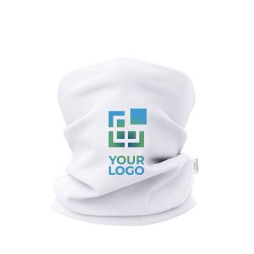 Scaldacollo personalizzabile con logo vista area di stampa