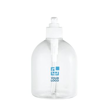 Contenitore personalizzabile per sapone e gel colore bianco