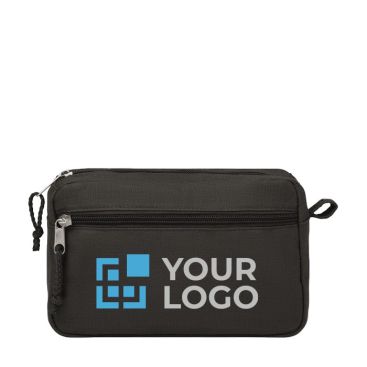 Beauty case personalizzati in canapa vista area di stampa
