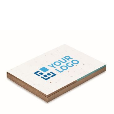 Blocchetti post it personalizzati con semi vista area di stampa