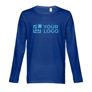 Maglie personalizzate con maniche lunghe vista area di stampa