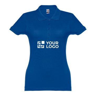 Polo magliette personalizzate da donna vista area di stampa