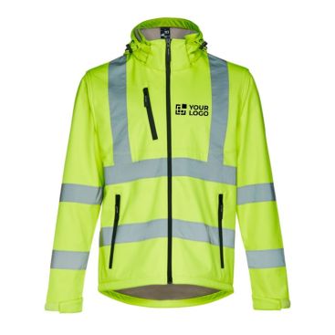 Giacca da lavoro alta visibilità colore giallo fluo