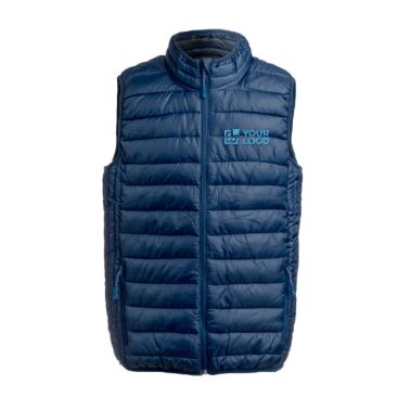 Gilet personalizzati per imprese vista area di stampa