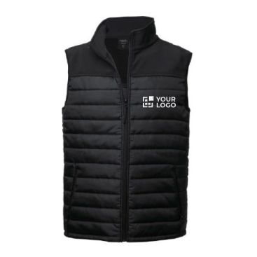 Gilet impermeabile e traspirante in softshell e poliestere MKT Bordy Gilet impermeabile e traspirante in softshell e poliestere MKT Bordy