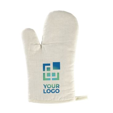 Guanto da forno in cotone colore nero