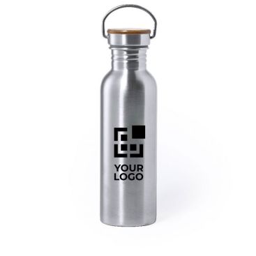 Borraccia in acciaio personalizzata maniglia in metallo 800ml