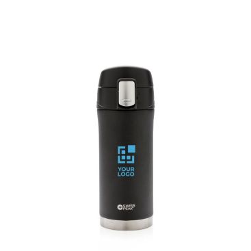Thermos promozionali in acciaio colore nero
