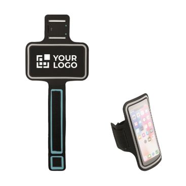 Fascia da braccio porta cellulare colore nero