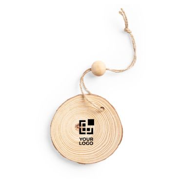 Gadget natale economici di legno vista area di stampa
