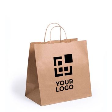 Shopper in carta personalizzate vista area di stampa