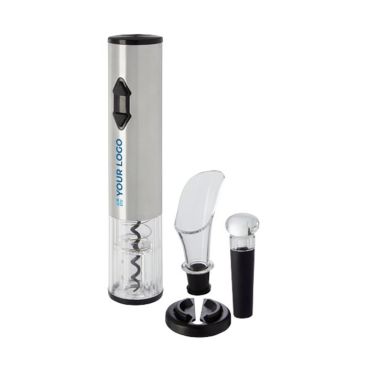 Kit promozionale di accessori per il vino vista area di stampa