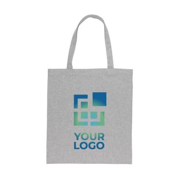 Shopper in cotone riciclato da 145gr vista area di stampa