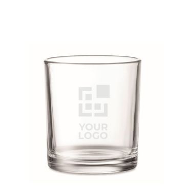 Bicchiere di vetro da liquore personalizzato con logo 300ml Bicchiere di vetro da liquore personalizzato con logo 300ml