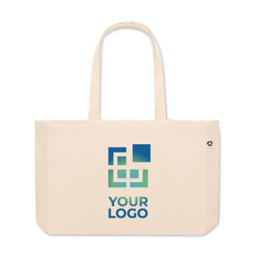Borsa in canvas riciclata da 280 gr/m² vista area di stampa
