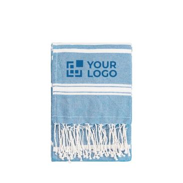 Telo mare personalizzabile in cotone fouta più colori a righe