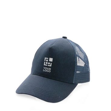 Cappellino trucker personalizzato cotone spazzolato e velcro