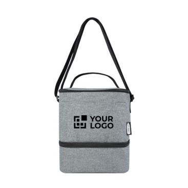Borsa termica con logo per 9 lattine vista area di stampa