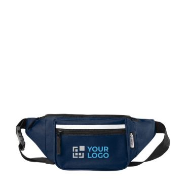 Marsupio ecologico con due tasche vista area di stampa