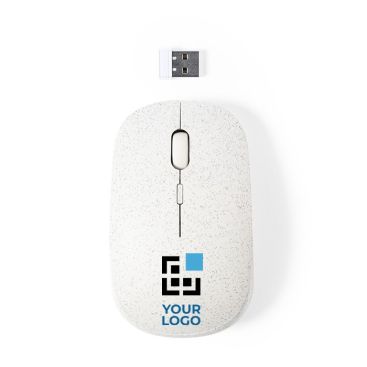 Mouse senza fili in fibra di grano