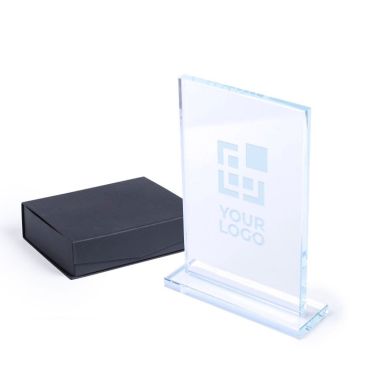 Placca trofeo da personalizzare vista area di stampa