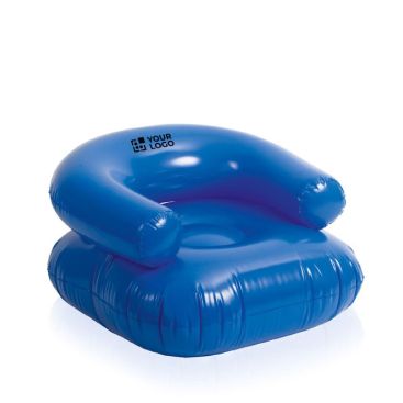 Poltrona gonfiabile da spiaggia in PVC con comodo schienale