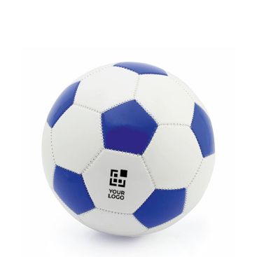 Pallone da calcio con logo dal design retrò in morbida similpelle Pallone da calcio con logo dal design retrò in morbida similpelle