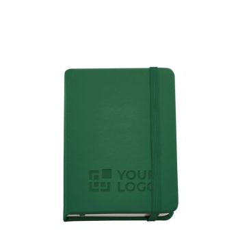 Taccuino A6 soft-touch aziendale vari colori elastico