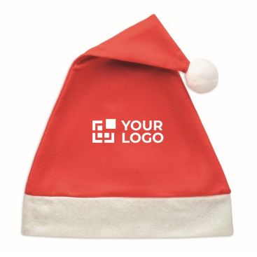 Cappello di Babbo Natale dal design classico personalizzato in RPET